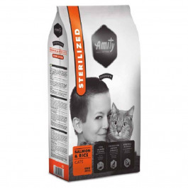   Amity Cat Sterilized Salmon and Rice 1,5 кг (8436538949092)