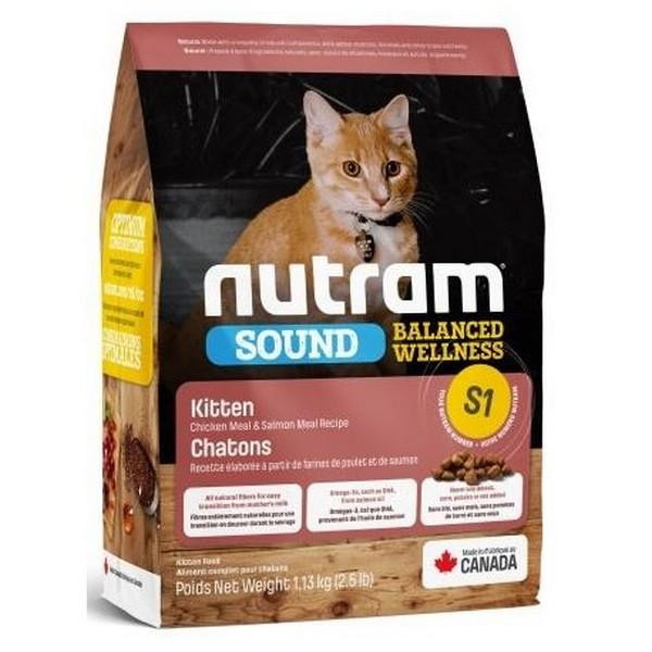 Nutram S1 Sound Balanced Wellness Kitten 1,13 кг - зображення 1