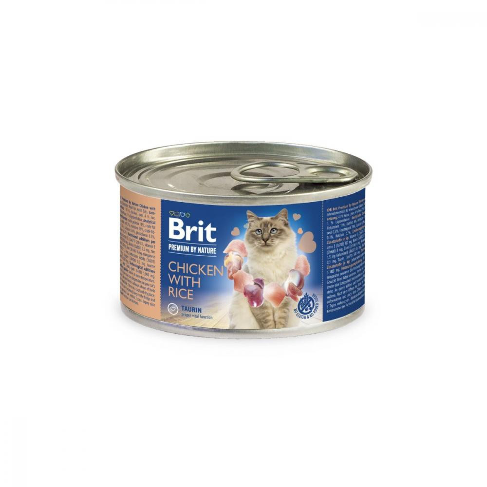 Brit Premium by Nature Chicken with Rice 200 г (8595602545056) - зображення 1