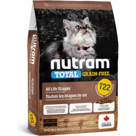   Nutram T22 Total Grain-Free Turkey & Chiken 5,4 кг