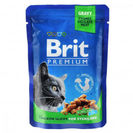   Brit Premium Chicken Slices Sterilised 100 г (8595602506033)