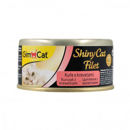   GimCat ShinyCat Filet с цыпленком и креветками 70 г G-413785 /412962