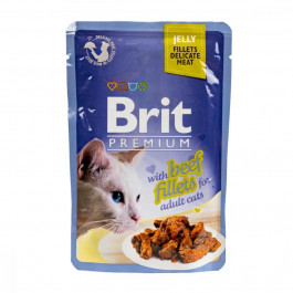   Brit Premium Cat Beef Fillets Jelly 85 г 111241/470