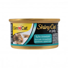   GimCat ShinyCat c курицей и креветками 70 г G-413129 /413327