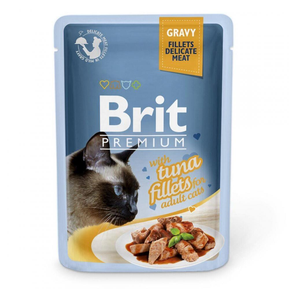 Brit Premium Cat Tuna Fillets Gravy 85 г 111252/548 - зображення 1