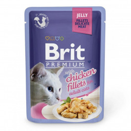   Brit Premium Cat Chicken Fillets in Jelly 85 г (8595602518463)