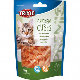   Trixie Лакомство для кошек Premio Chicken Cubes куриные кубики 50 г (42706)