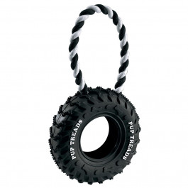   Ferplast Rubber Bone Tire - Игрушка-шина на веревке для собак 15,5x5,2x29 см (86432799)