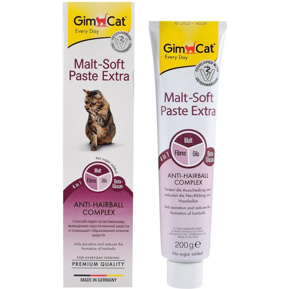 GimCat Malt-Soft Paste Extra 200 г (G-417127/417943) - зображення 1