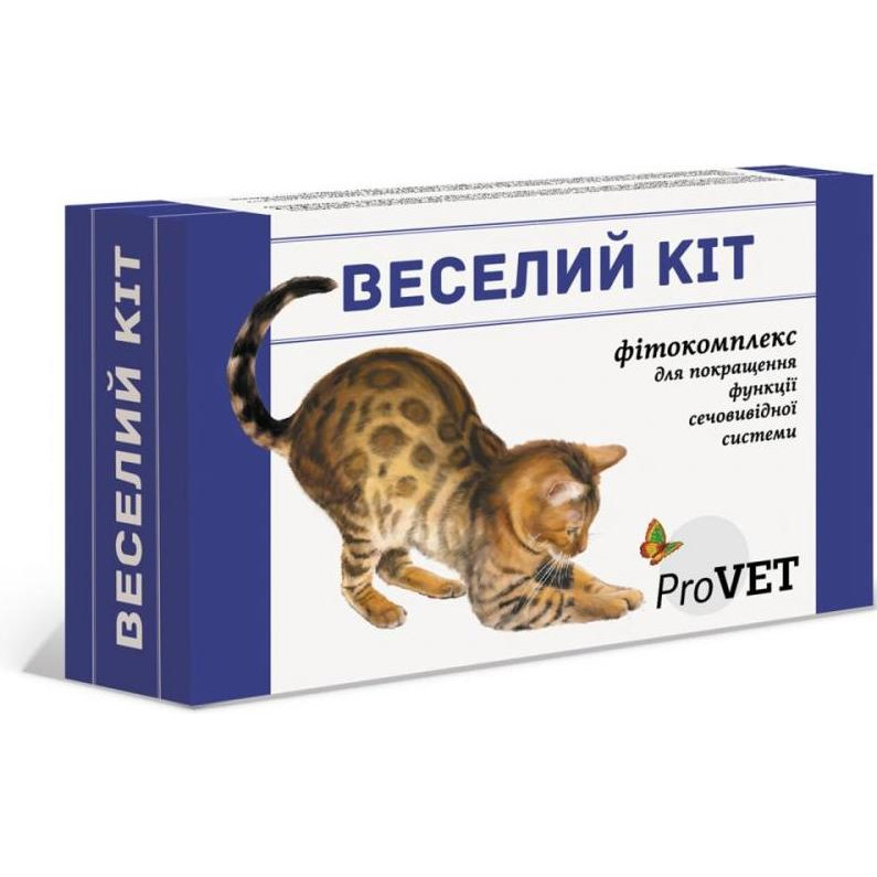 ProVET Фитокомплекс Веселий кіт для поліпшення функції сечовивідної системи 20 мл (PR241752) - зображення 1