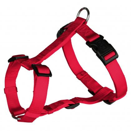 Trixie 14323 Classic H-Harness нейлон Красная, 50-75см/25мм - зображення 1