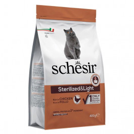   Schesir Sterilized & Light Chicken 0,4 кг (ШКВСК0.4)