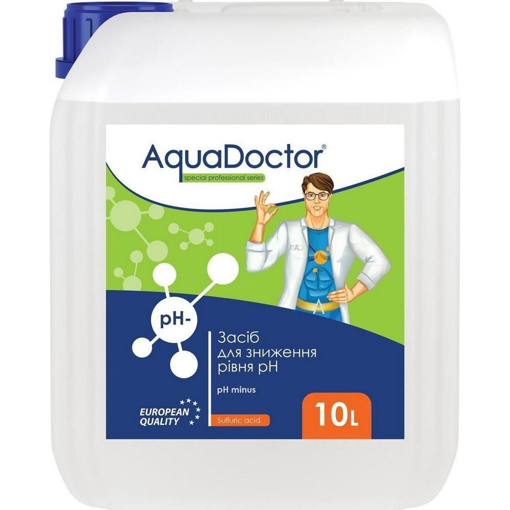 AquaDOCTOR Рідкий pH мінус  35% сірчана кислота 10 л - зображення 1