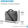 HP Сумка для ноутбука 15.6" Prelude Top Load Laptop Bag (2Z8P4AA) - зображення 3