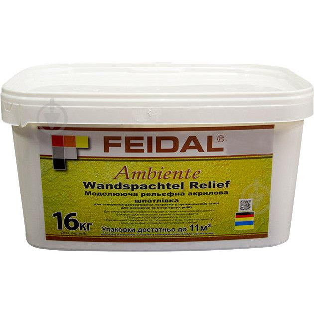 Feidal Ambiente Wandspachtel Relief 16кг - зображення 1