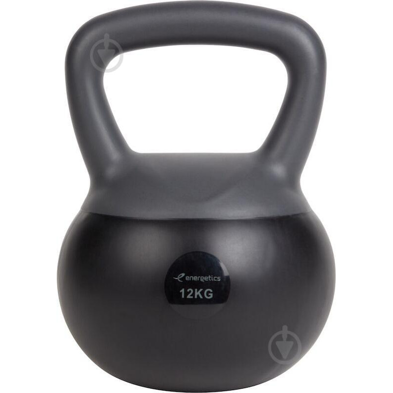 Energetics Soft Kettlebell 410616-901050 6 кг сірий із чорним - зображення 1