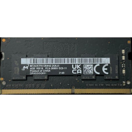   Micron 4 GB SO-DIMM DDR4 2666 MHz (MTA4ATF51264HZ-2G6J3)