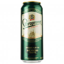   Staropramen Пиво , світле, 4,2%, з/б, 0,48 л (361188) (4820034921128)