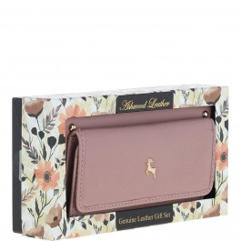 Ashwood Шкіряний гаманець жіночий світло-рожевого кольору  J54 WOOD ROSE