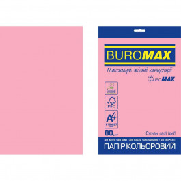   BuroMax Euromax А4, 80г/м2, INTENSIVE, розовый, 20л. (BM.2721320E-10)