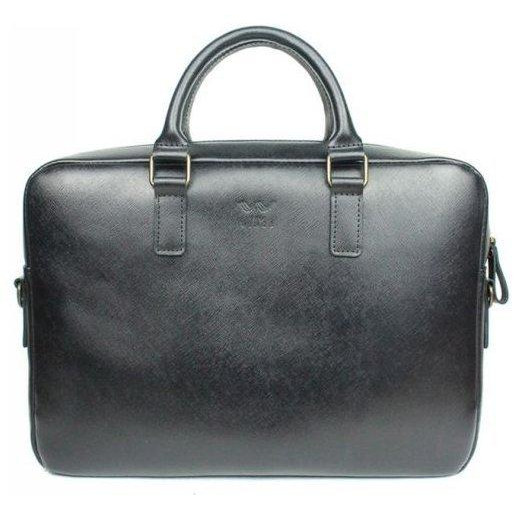 BlankNote Шкіряна ділова сумка Briefcase 2.0 The Wings TW-Briefcase-2-black-saf чорна - зображення 1