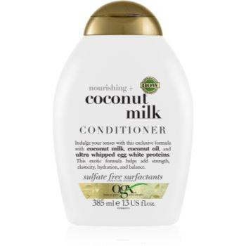 Ogx Coconut Milk зволожуючий кондиціонер з кокосовою олійкою 385 мл - зображення 1