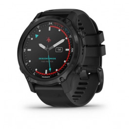   Garmin Descent Mk2S Carbon Grey with Black Silicone Band (010-02403-04)