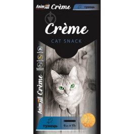   AnimAll Snack Creme з тунцем 6х15 г (176404)