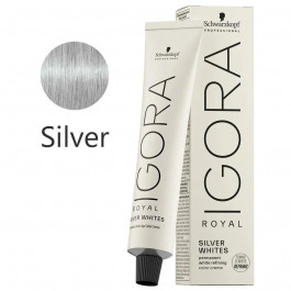   Schwarzkopf Краска для волос Silver IGORA ROYAL Absolutes Silver Whites 60 мл Краска