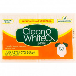   Duru Мило для прання  Clean&White Господарське для дитячих речей 4 x 120 г (8690506521936)