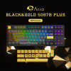 AKKO 5087B Plus Black/Gold Jelly Pink Switches RGB - зображення 2