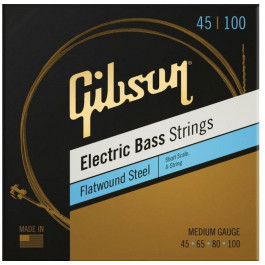   Gibson Sbg-Fwssm Short Scale Flatwound Bass Strings Medium