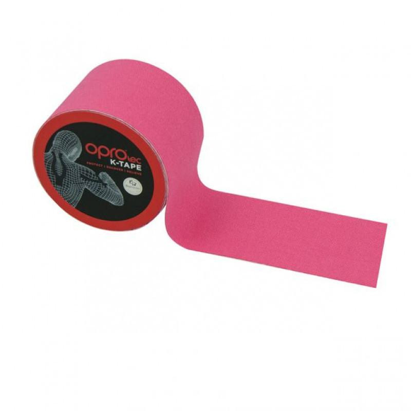 OPROtec Кинезиологический тейп OPROtec Kinesiology Tape 5 cм х 5 м Pink (TEC57543) - зображення 1