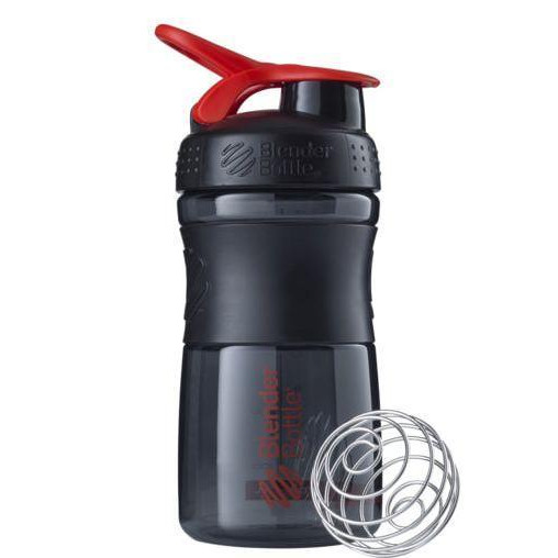 BlenderBottle Sportmixer 20oz / black-red - зображення 1