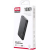 XO Power Bank PR182 Light Display USB+Type-C 10000mAh Black - зображення 4