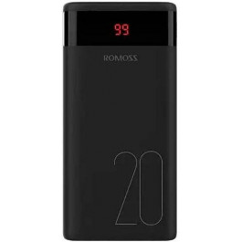   Romoss Power Bank 20000mAh Ares20 Black (PAS20-102-2135H)