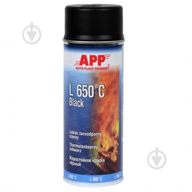 Auto-Plast Produkt (APP) Фарба APP L650хC Black Spray чорна 400 мл (210431) - зображення 1