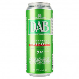   DAB-beer Пиво  Maibock світле, 7%, з/б, 0.5 л (4053400277707)