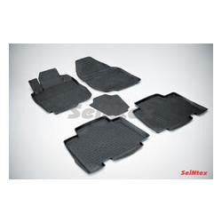   Toyota Килимки в салон Seintex для Toyota Rav4 2006-2012 Long гумові комплект 5шт (01297)