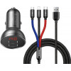 Baseus Digital Display Dual USB 24W Gray 3-in-1 cable (TZCCBX-0G) - зображення 1