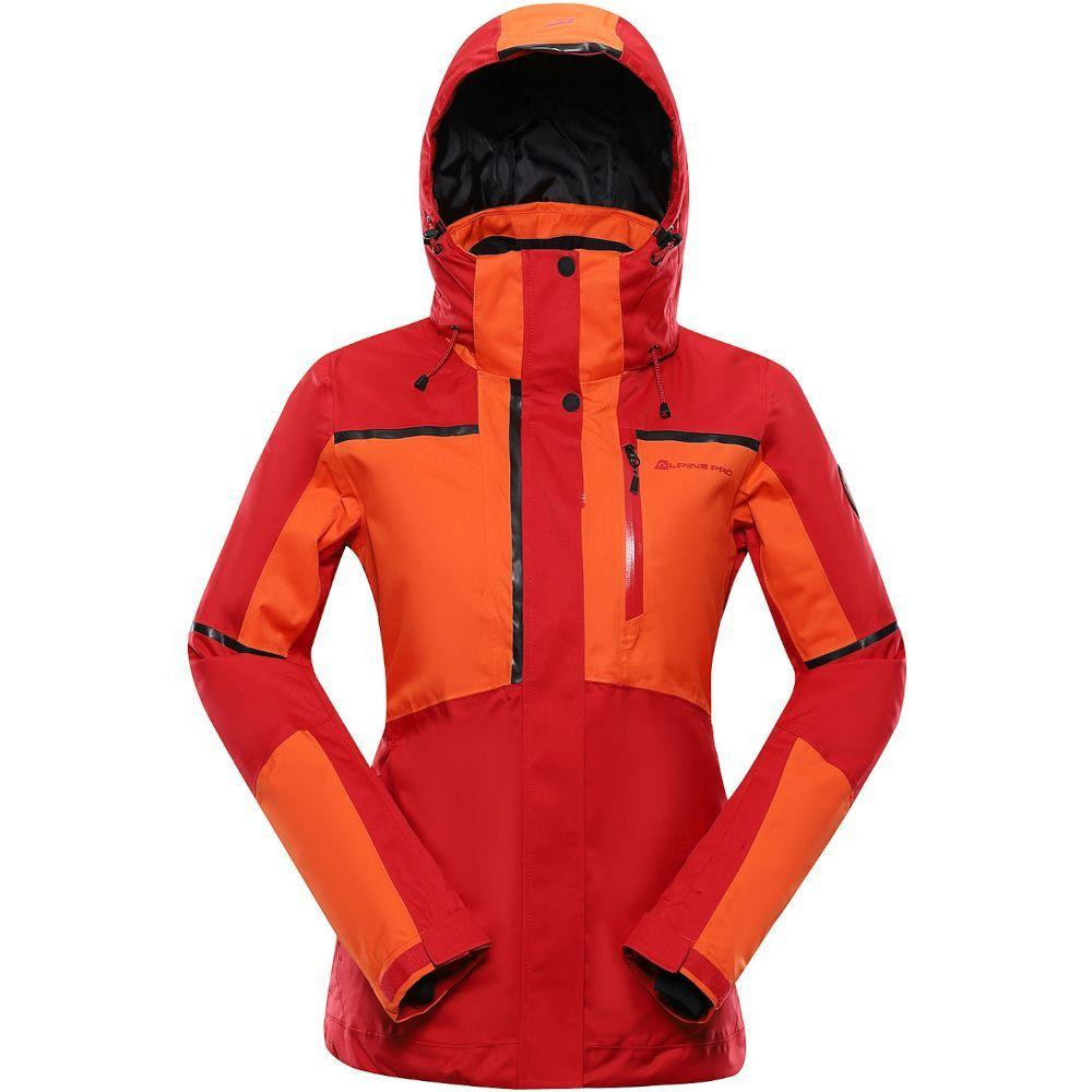 Alpine Pro Жіноча гірськолижна куртка  Malefa red/orange (007.016.0297) XS - зображення 1