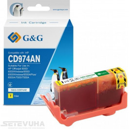   G&G Картридж HP No.920XL OJ6000/6500/ 7000/7500 Yellow (G&G-CD974AE)