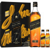 Johnnie Walker Набір віскі  Black Label 0,7 л + Double Black 0,05 л + Gold Reserve 0,05 л у подарунковій упаковці - зображення 1