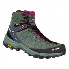   Salewa Жіночі черевики  WS Alp Trainer 2 Mid GTX Зелені (013.001.5048) 36