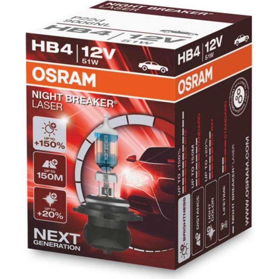 Osram HB4 Night Breaker Laser 51W 9006NL - зображення 1