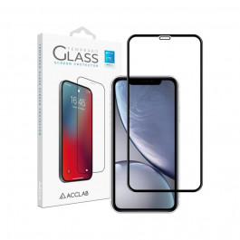   ACCLAB Защитное стекло Full Glue для Apple iPhone XR/11 Black (1283126508196)