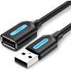 Vention USB 2.0 A Male to USB 2.0 A Female 1.5m Black (CBIBG) - зображення 2