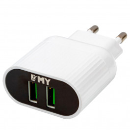   Emy MY-220 Lightning 2xUSB White