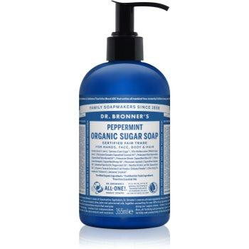 Dr. Bronner's Peppermint рідке мило для тіла та волосся  355 мл - зображення 1