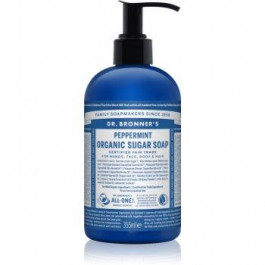   Dr. Bronner's Peppermint рідке мило для тіла та волосся  355 мл